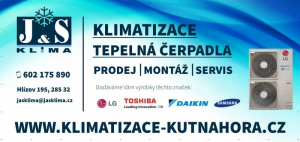 Klimatizace a tepelná čerpadla Kutná Hora - J&S KLIMA